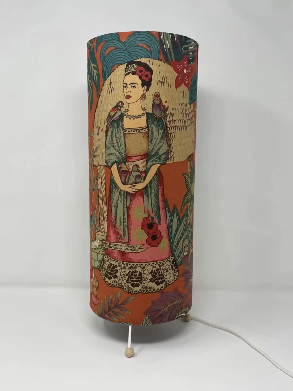 Frida Kahlo Terracotta Table lamp by Fait par Moi
