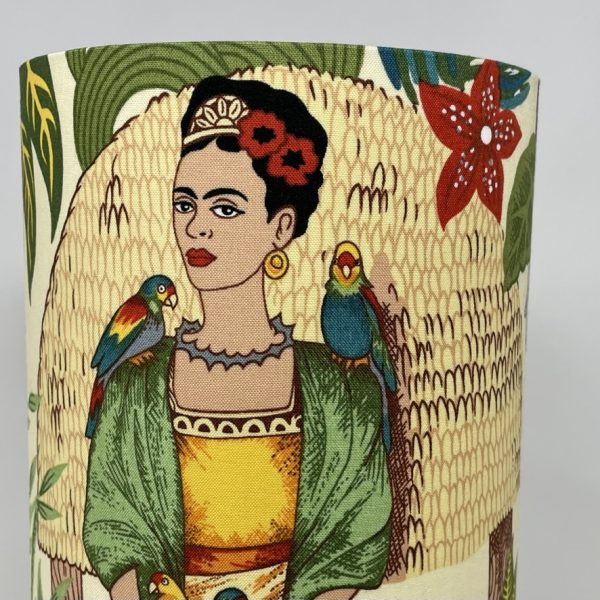 Frida Kahlo Cream Table Lamp by Fait par Moi 2