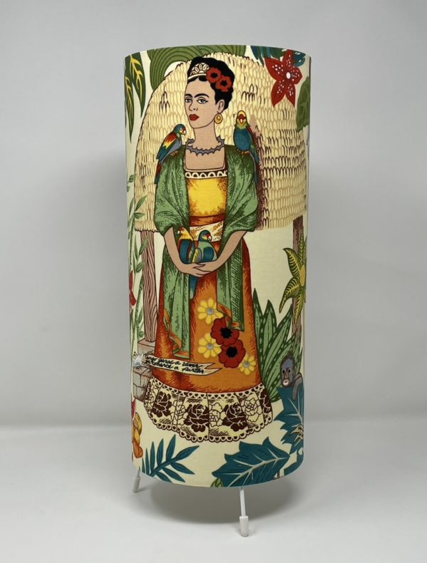 Frida Kahlo Cream Table Lamp by Fait par Moi