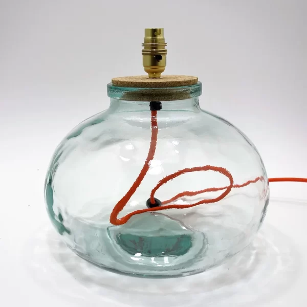 29cm Garaffa Jar Glass Lamp Natural