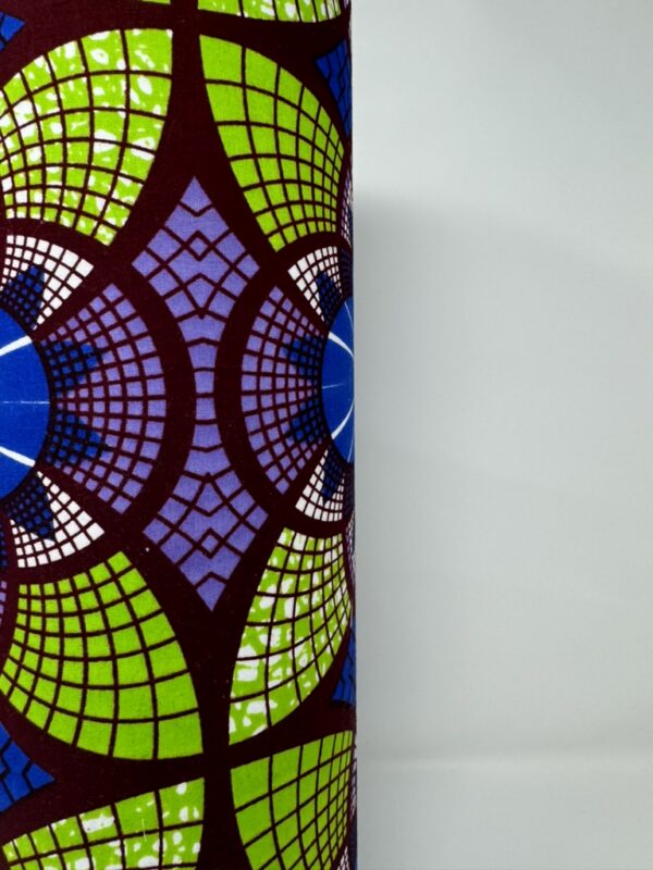 Vibrant African Wax Print table lamp by Fait par Moi 2